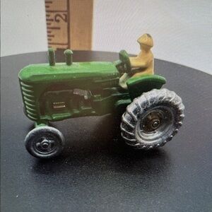Green Toy Tractor with Driver